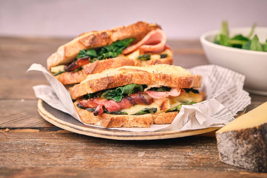 Croque-Monsieur aux Épinards et à la Tomme - Recette facile