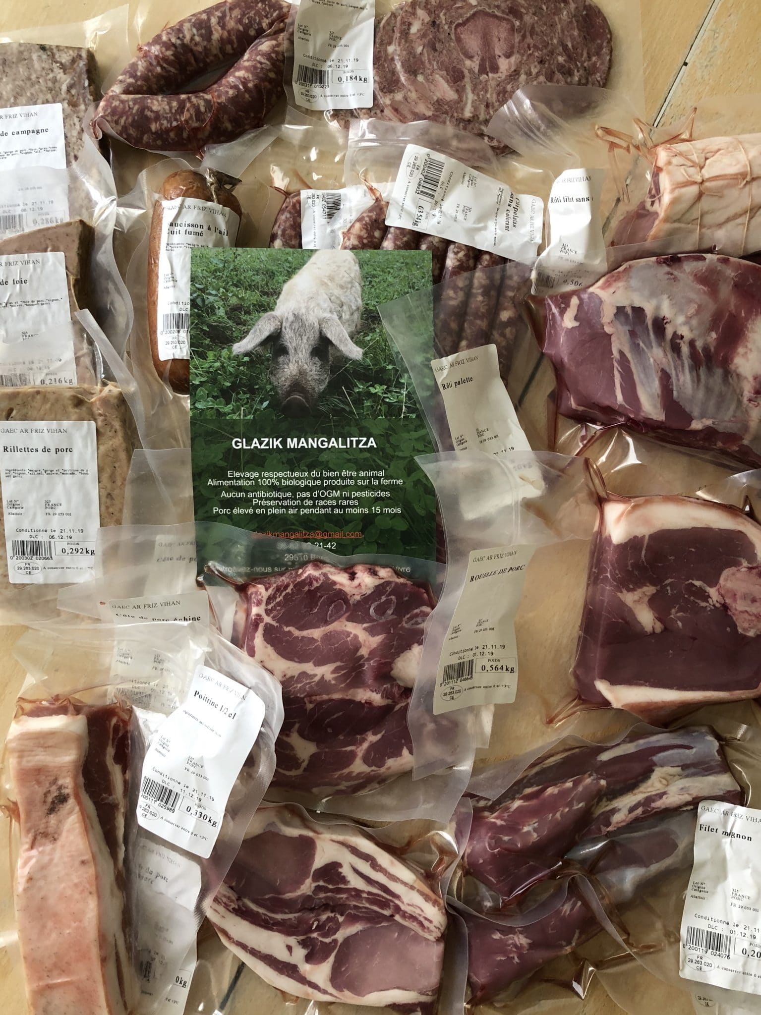 Colis de viande de porc en vente directe : à quoi s'attendre ?