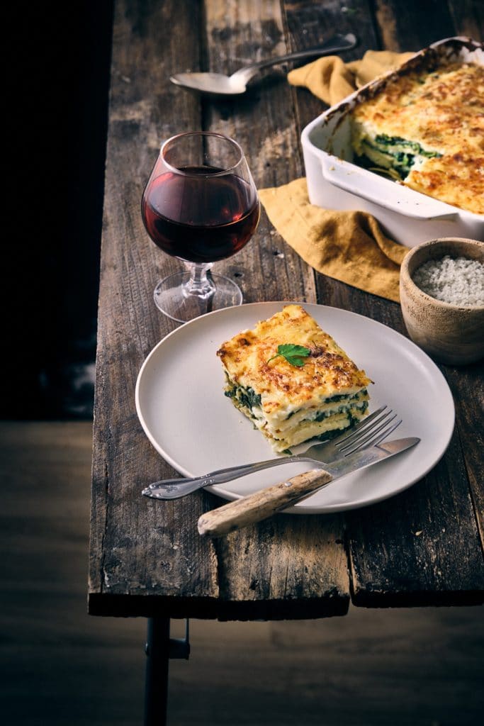 Recette de lasagnes chèvre épinards