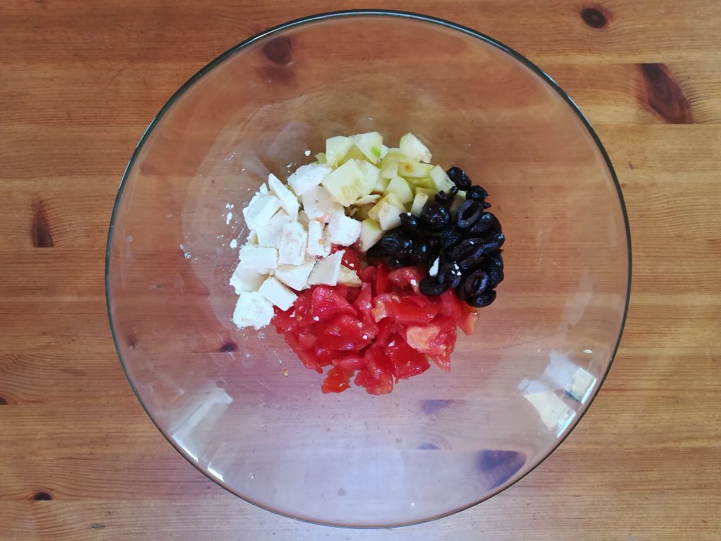 Recette de Salade Grecque, à l’accent breton 😉🇬🇷