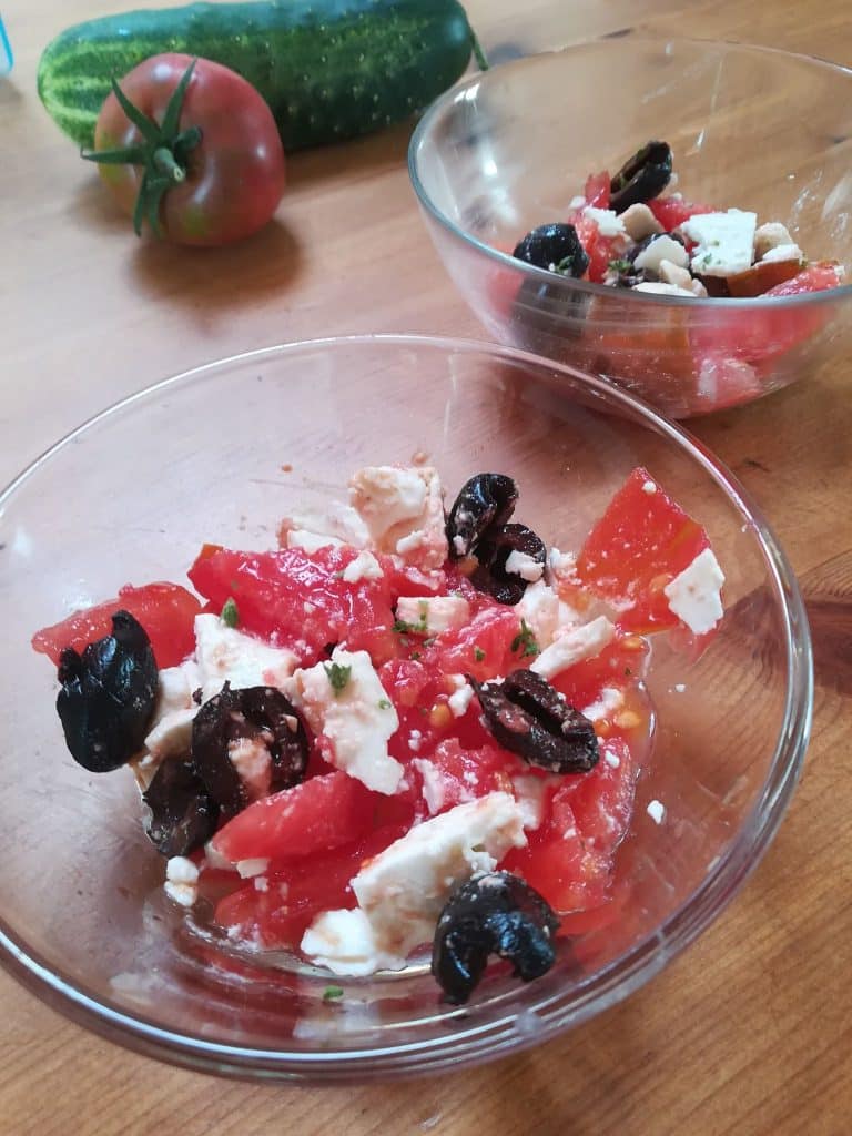 Recette de Salade Grecque, à l’accent breton 😉🇬🇷