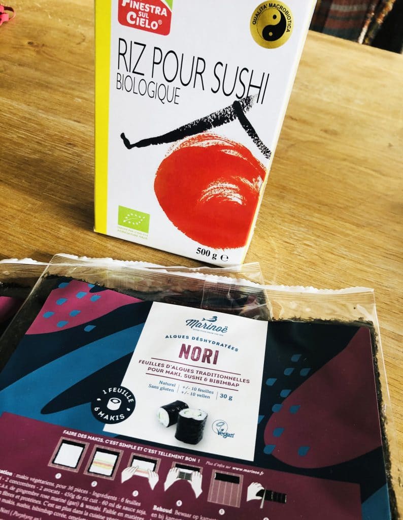 Recette de Maki et California Rolls... avec des ingrédients locaux !