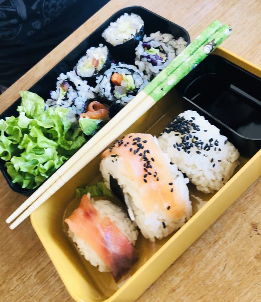 Recette de Maki et California Rolls... avec des ingrédients locaux !