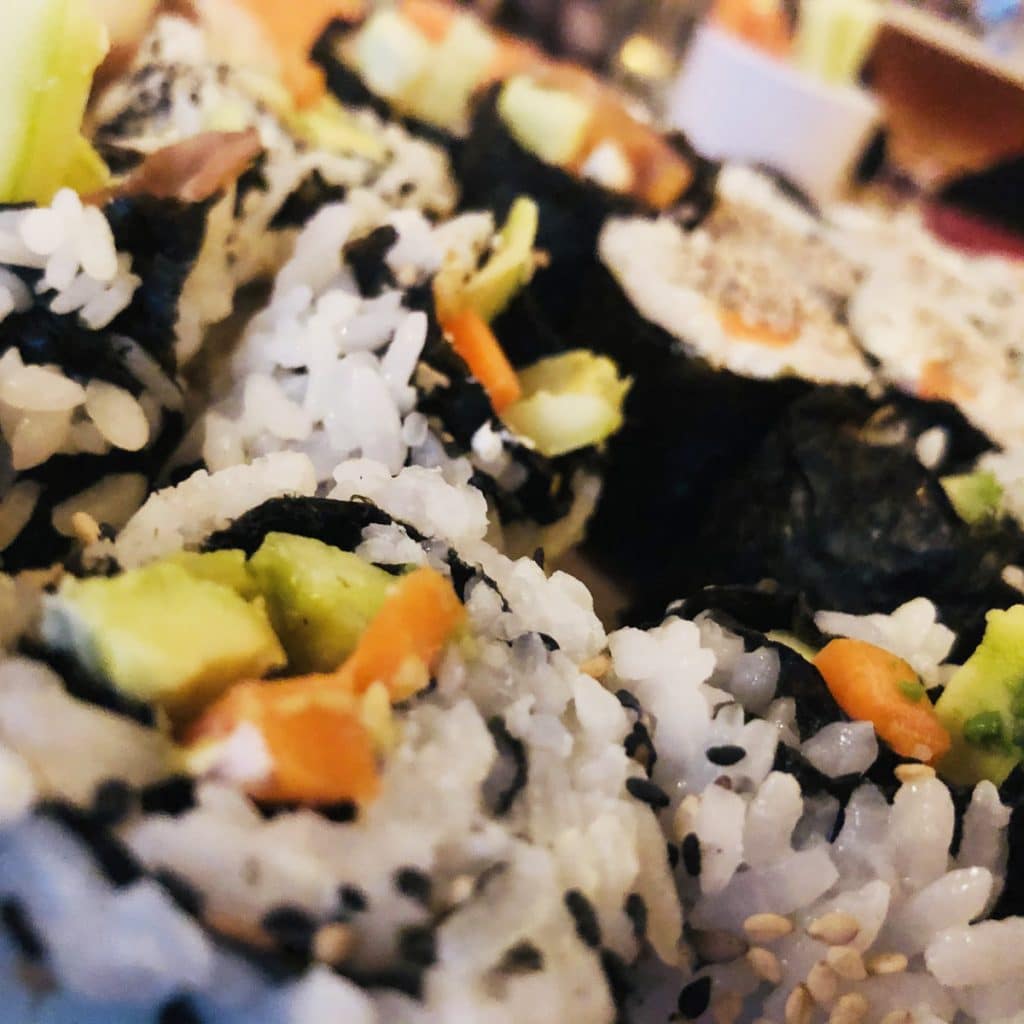 Recette de Maki et California Rolls... avec des ingrédients locaux !