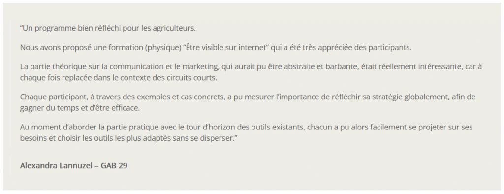 Les Formations Producteurs sont maintenant Gratuites !